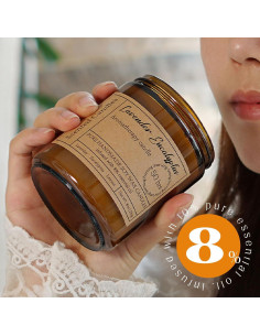 Set de Velas Aromáticas Eucalipto y Lavanda Liofeve 2pk 2