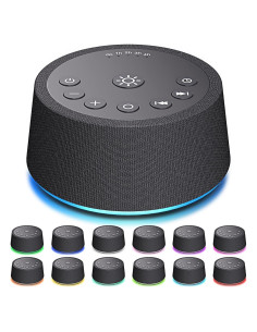 Máquina de Sonido Blanco SoundLegend con Luz Nocturna 12 Colores