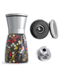 Molino de Pimienta Profesional Ebaco 170g Acero Carbono Ajustable