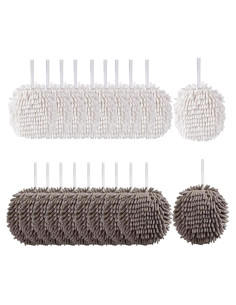 Paquete de 20 Toallas de Mano Microfibra XHMAXE 18x18cm Secado Rápido