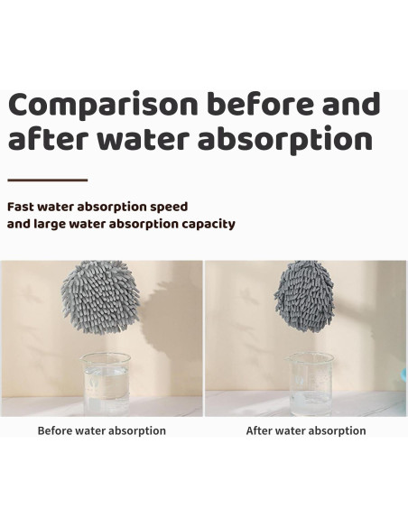 Paquete de 20 Toallas de Mano Microfibra XHMAXE 18x18cm Secado Rápido