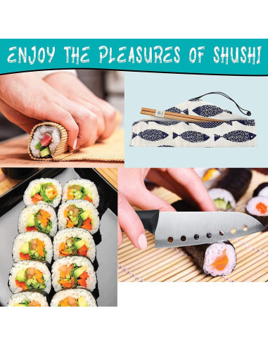 Kit de Hacer Sushi SmileTools 22 Piezas para Principiantes