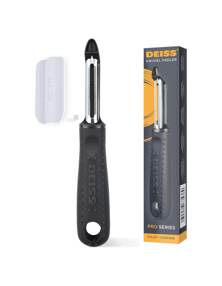 Pelador de Verduras Deiss PRO Acero Inoxidable Ergonomico 80g