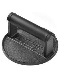 Prensa de Hierro Fundido HULISEN 6" para Hamburguesas y Tocino