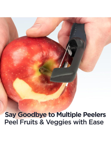 Pelador de Verduras Deiss PRO Acero Inoxidable Ergonomico 80g