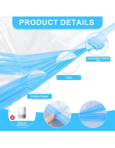 Bolsas de Compresión para Viaje AOZUO 47x35cm 3PCS 2