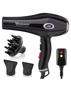 Secador de Pelo Profesional VAGARY 2200W Iónico con Difusor