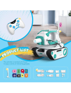 Tanque de Batalla RC Panxer para Robot Eilik - Azul/Rosa 2