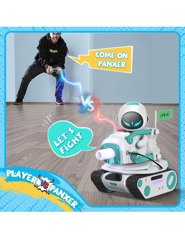 Tanque de Batalla RC Panxer para Robot Eilik - Azul/Rosa