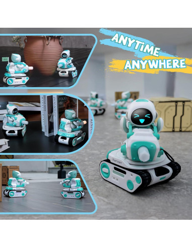 Tanque de Batalla RC Panxer para Robot Eilik - Azul/Rosa