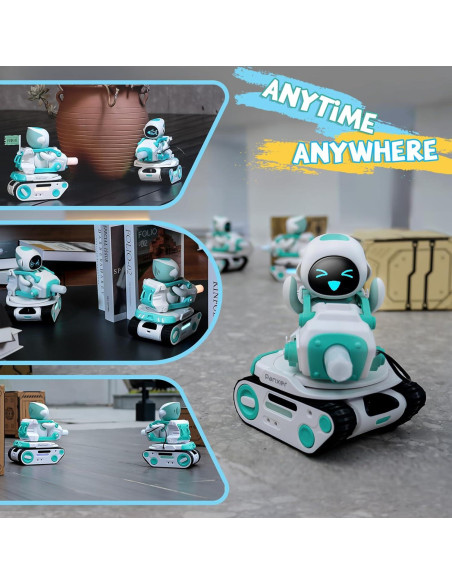 Tanque de Batalla RC Panxer para Robot Eilik - Azul/Rosa