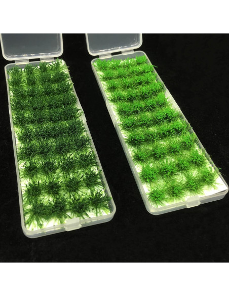 Cayway Kit de Hierba Estática 80 PCS para Diorama y Paisaje