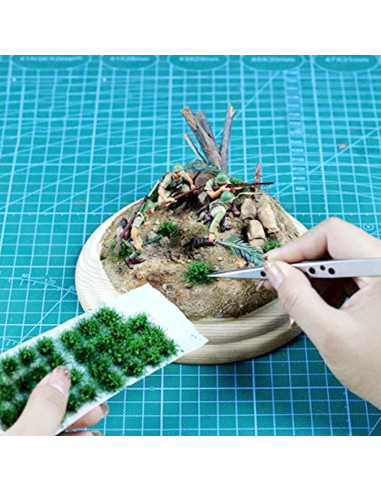 Cayway Kit de Hierba Estática 80 PCS para Diorama y Paisaje