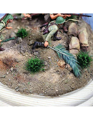 Cayway Kit de Hierba Estática 80 PCS para Diorama y Paisaje