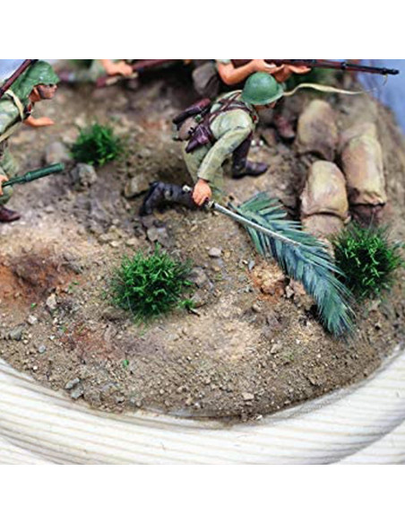 Cayway Kit de Hierba Estática 80 PCS para Diorama y Paisaje