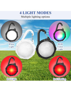 Luces LED para Collares de Perro XIEYOUWXS, Impermeables IP68 2