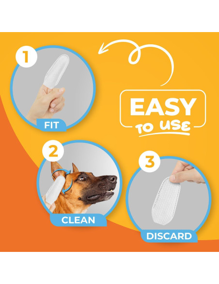 Toallitas Limpiadoras para Oídos de Perros Paw Science - Aroma Coco