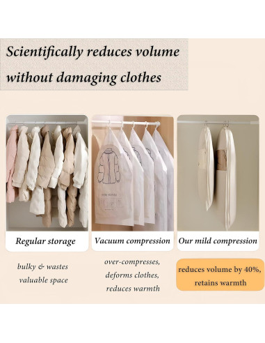 Bolsa de Ropa Colgante Ahorra Espacio vhemo X-Large