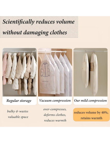 Bolsa de Ropa Colgante Ahorra Espacio vhemo X-Large