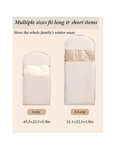 Bolsa de Ropa Colgante Ahorra Espacio vhemo X-Large