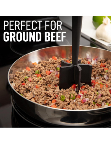 Picador de Carne Molida Zulay Kitchen - Nylon Resistente al Calor