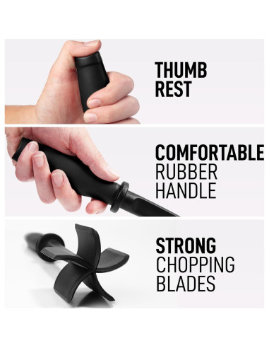 Picador de Carne Molida Zulay Kitchen - Nylon Resistente al Calor