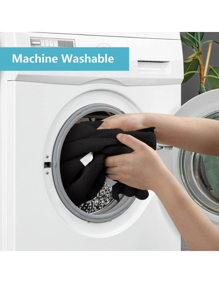 Paños de Microfibra HOMEXCEL Negros, 8 Unidades 29.2x29.2 cm