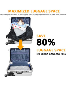 Bolsas de Vacío SUOCO para Viaje - 6 Medianas con Bomba 2