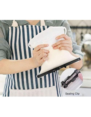 Bolsas de Silicona Reutilizables WISELLY 1.42 L A prueba de Fugas