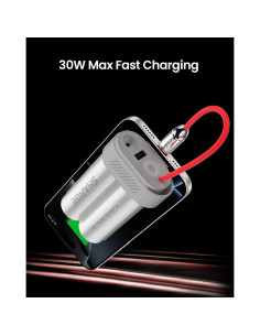 Banco de Energía 10000mAh Sharge P2 Carga Rápida USB-C y USB-A 2