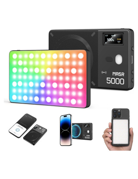 Luz de Relleno LED Godox MA5R Magnética 1800K-10000K