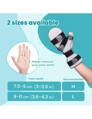 Férula para Mano DrFinger Tamaño M - Soporte para Dedos