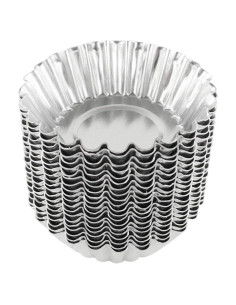 20 Moldes de Tarta de Huevo Bezall de Aluminio Reutilizables