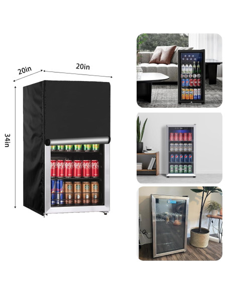Cubierta para Refrigerador de Bebidas YZNKLXF 50.8x50.8x86.4cm