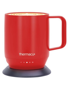 Taza Térmica Inteligente Thermacup 12oz Rojo Cereza