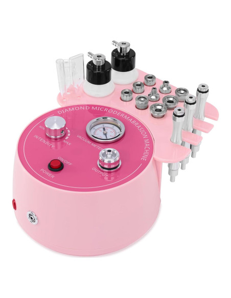 Máquina de Microdermoabrasión Yofuly 3 en 1 Rosa - Cuidado Facial