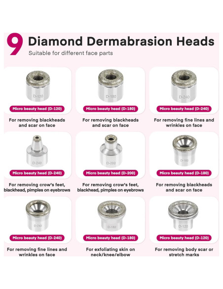 Máquina de Microdermoabrasión Yofuly 3 en 1 Rosa - Cuidado Facial