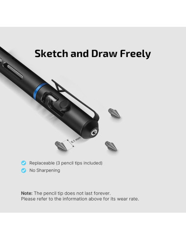 Bolígrafo y Lápiz 2 en 1 OLIGHT O'Pen Mini 2 Negro