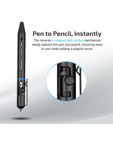 Bolígrafo y Lápiz 2 en 1 OLIGHT O'Pen Mini 2 Negro