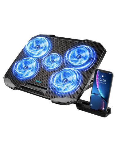 Soporte de Enfriamiento para Laptop AIMIUZI F2PLUS 5 Ventiladores