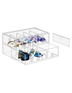 Organizador de Gafas de Sol Lolalet Claro con Cajón - 1 Paquete