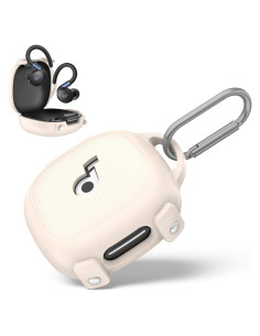 Funda de Silicona WADVCU para Anker Soundcore Sport X20 - Albaricoque