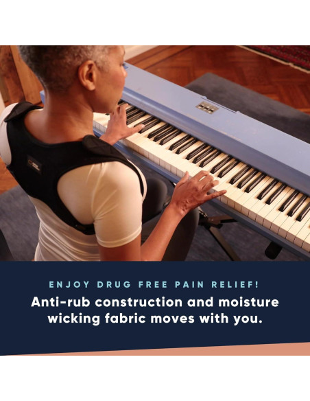 Corrector de Postura Ajustable Compresión Cobre Unisex