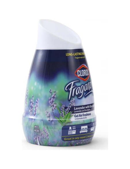 Clorox Fraganzia Gel Ambientador Cono 177 ml Lavanda Eucalipto