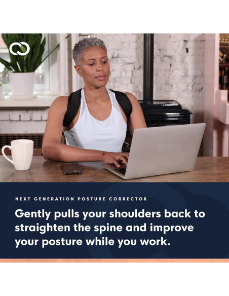 Corrector de Postura Ajustable Compresión Cobre Unisex