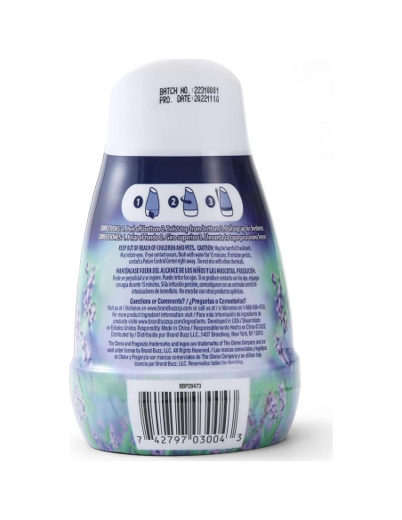 Clorox Fraganzia Gel Ambientador Cono 177 ml Lavanda Eucalipto