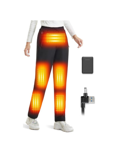 Pantalones Calentados Eléctricos Unisex con Batería 10000mAh