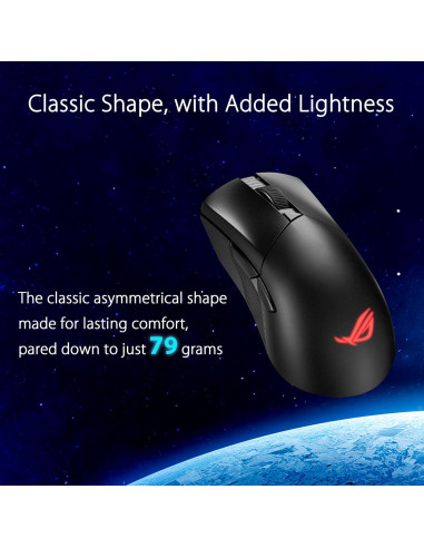 Mouse Inalámbrico ASUS ROG Gladius III 36000 DPI Negro
