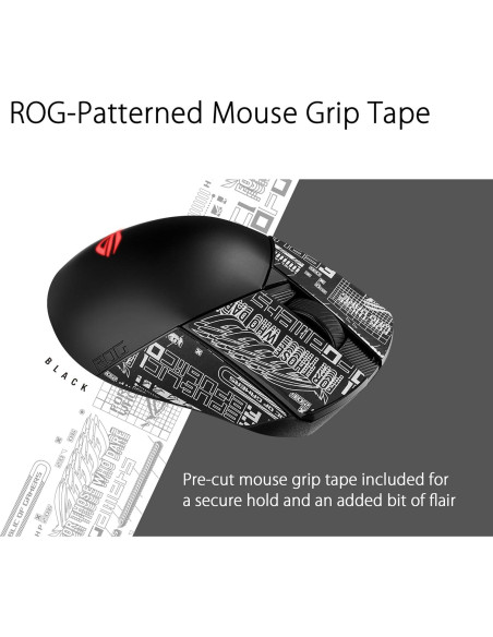 Mouse Inalámbrico ASUS ROG Gladius III 36000 DPI Negro