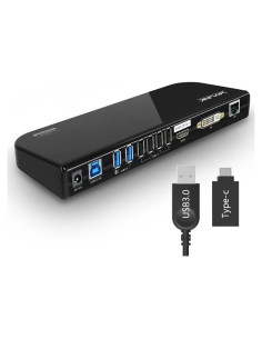 Estación de Acoplamiento USB WAVLINK Doble Monitor HDMI DVI